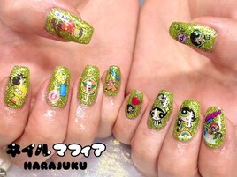 キャラシール/ラメ/アメコミ