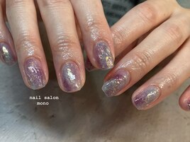 トレンド　紫陽花ネイル