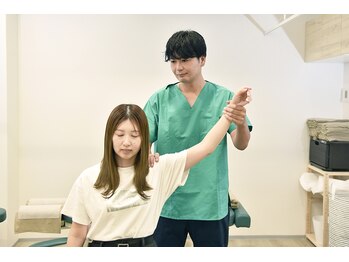 尼崎立花らく整骨院 鍼灸院/肩の動き改善させます♪