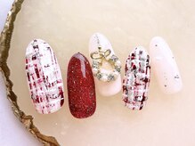 ネイルサロンフォーユー(for u)/ツイードネイル¥8980