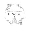 ヘッドスパ＆リンパマッサージfl Notis（フルノーティス）横浜店ロゴ
