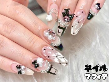 ネイルマフィア 池袋店(NAIL MAFIA)/地雷系フレンチガーリー