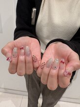 オーシャンネイル 栄店(OCEAN NAIL)/heart×ribbon
