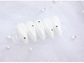 定額コースミラーホワイトネイル