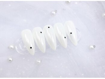 スペードキューネイル 新宿店(Spade Q Nail)/定額コースミラーホワイトネイル