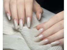 アモールビューティー 新宿店(Amor Beauty)/チップ長さだしワンカラーネイル