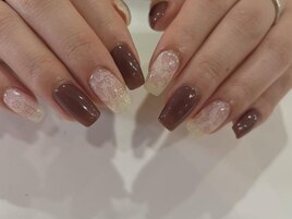 【Sumika.t】レースブラウン