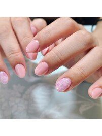 ポイントタイダイネイル
