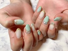 マリアンジュ(MariAnju)/ジェルネイル★爽やかグリーン