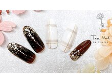 テセネイル(Tese Nail)/秋色大人チェックネイル♪