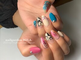 カラフルネイル×マット