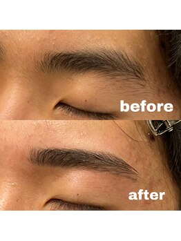 アイズ 天神大名店(eye's)/美眉スタイリングbefore→after