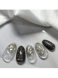 デザインネイル　ニュアンス