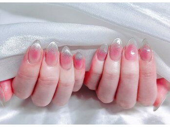 シーシー ネイル アンド アイラッシュ(CeCe Nail&eyelash)/池袋 チークマグネットフレンチ