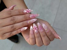 リオラネイル(Liora Nail)の雰囲気(持ち込みデザインも大歓迎♪持ち込みコースの一例。)