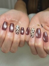 エル(Ailes)/leopard × brown ￥6.000
