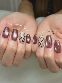 leopard × brown ¥6.000