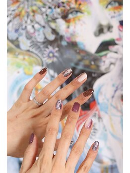 キダチ(Kidati)/ニュアンスレオパードネイル