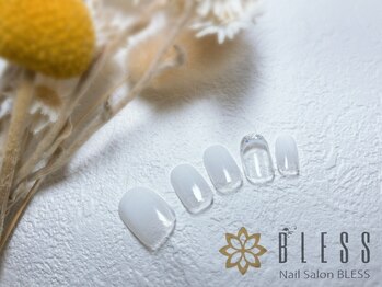 ネイルアンドアイラッシュサロン ブレス 長町南駅店(BLESS)/キラキラフレンチ