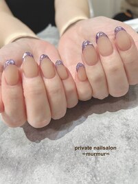 シェルフレンチネイル