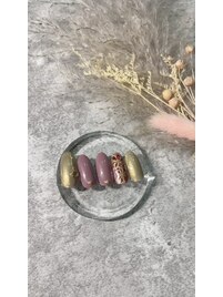 大人お正月ネイル