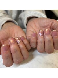 ハートホロネイル
