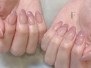 シンプル/グラレーションネイル