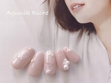 アグニークリッシェ(Agunik Riche)/【水彩フラワーネイル】