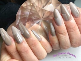 【ロングネイル】マットネイル