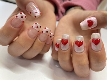 ネイルックバイナチュレルーム(Nailook by Nature Room)/ハートネイル★