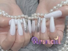 アルスネイル(Ars nail)/ホワイトロングネイル