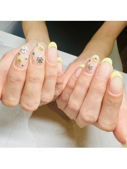 エルネイル(elu nail)/フレンチ/持ち込み/アート