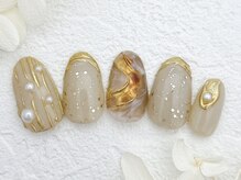 ビオトーププラス 浦和店(bio tope +)/大人ニュアンスネイル