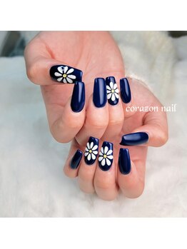 コラソンネイル(corazon nail)/HAND☆90分☆フラワーネイル