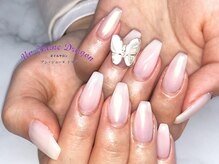 アン ジョーヌドラゴ/【自爪ネイル】蝶々ネイル
