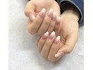 simple グラデーションnail