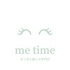 ミータイム(me time)のお店ロゴ