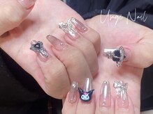 ウサギネイル 新大久保店(usagi nail)/マグネットフレンチ秋可愛い