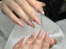 ミチネイルズ 池袋(Michi nails)/チップ長さ出し＋パーツつけ放題