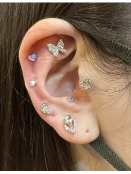 モリバイリトル(mori by little)/【耳ツボジュエリー】シンプル