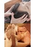 【男性もオススメ】ヘッド、デコルテ、足つぼがセットに！90分￥9900→￥9400