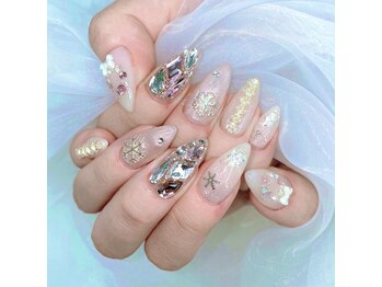 ティーアンドビー ネイルスタジオ(T&B NAIL STUDIO)/トレンドワンホンちゅるんネイル