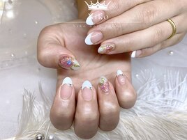 クリアベースフレンチ×アート