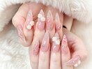 バラ★ガーリーネイル