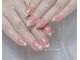トゥインクネイル 天神(Twink nail)の写真/オフィスで浮かない上品な大人可愛いを演出♪肌馴染みの良いカラーやさりげないアートで好印象な指先に◎