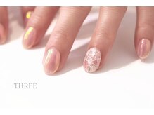 スリー 自由が丘(THREE)/モザイクシェルネイル