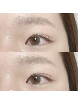 フレイムス アイラッシュ アンド ネイル(FRAMES)/自まつ毛↑↑ラッシュリフト♪