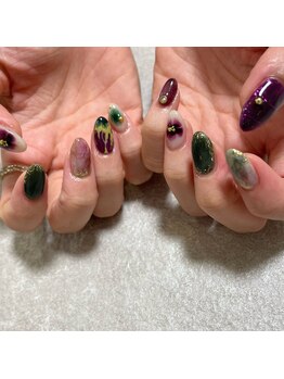 ロクサンサン(633)/ムラサキ/グリーン/ミラー