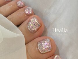 フット　グリッターワンカラー