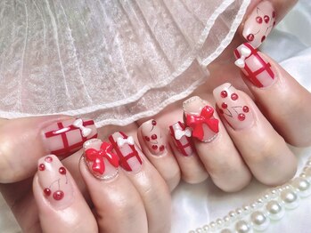 さくらんぼネイル